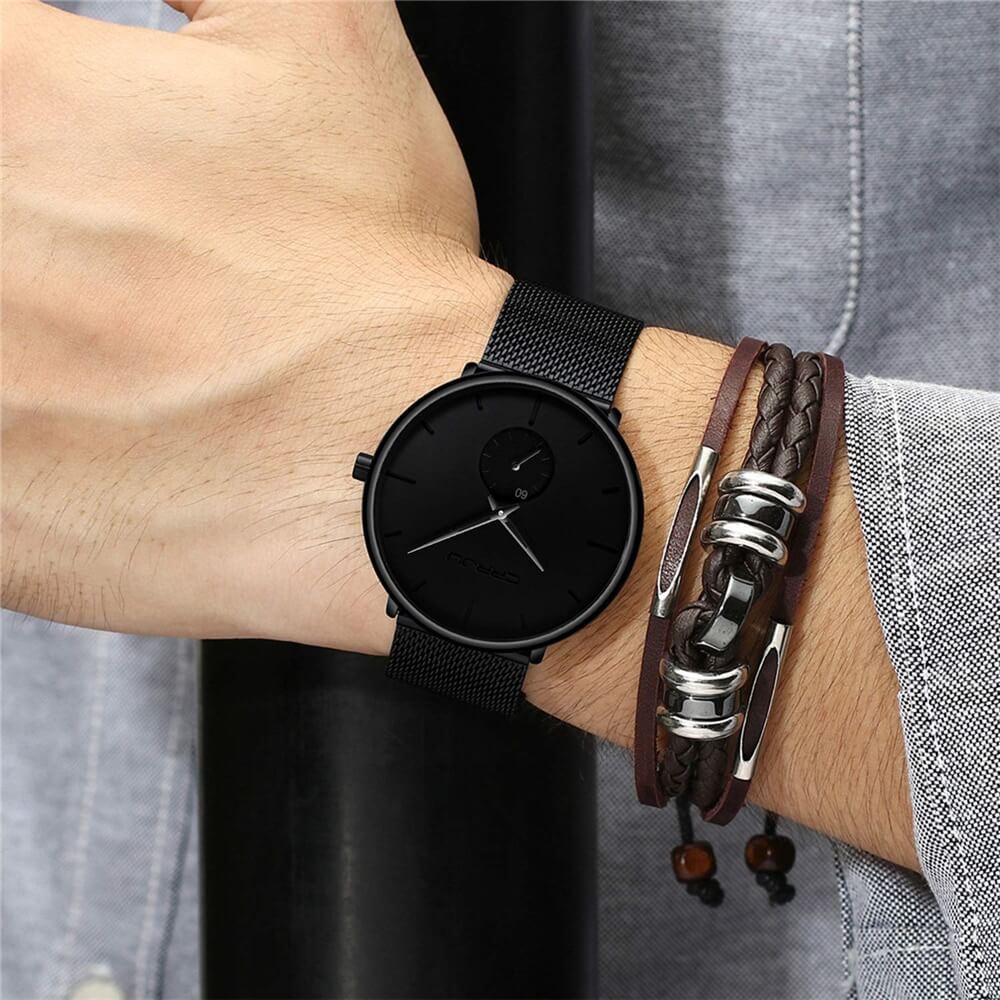 Zeitlose, minimalistische Herrenuhr