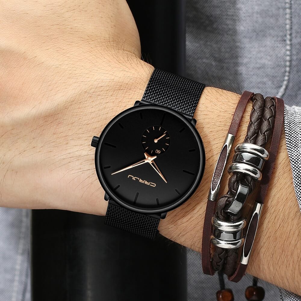 Zeitlose, minimalistische Herrenuhr