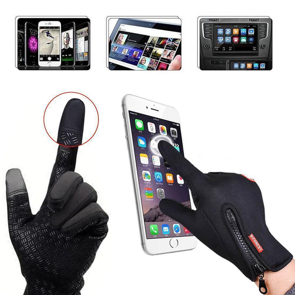 Winddichte Touchscreens Thermohandschuhe, (2er-Pack)
