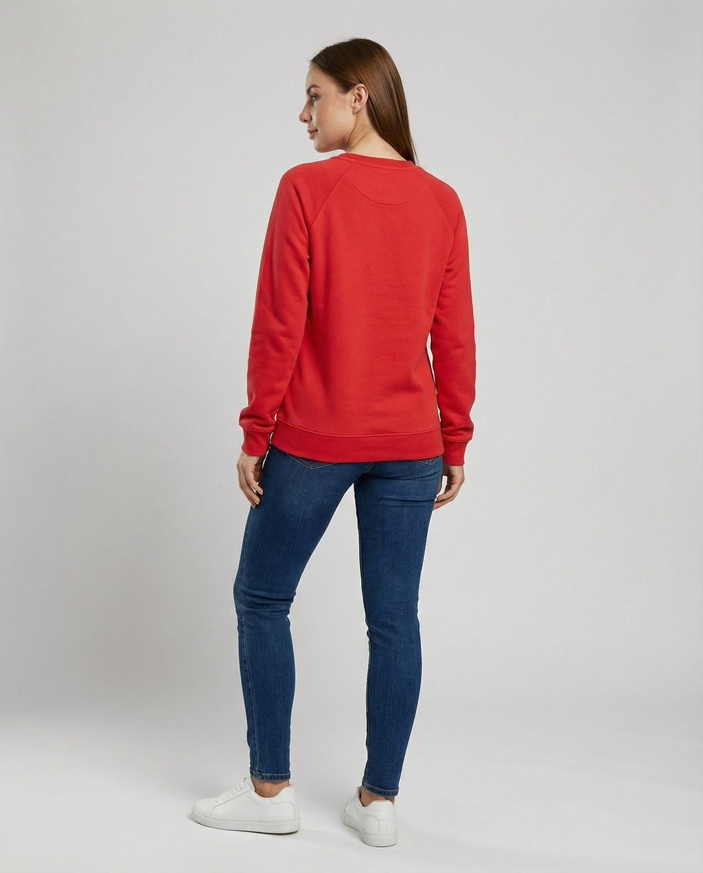 Bequemes Rundhals Sweatshirt Damen | AB