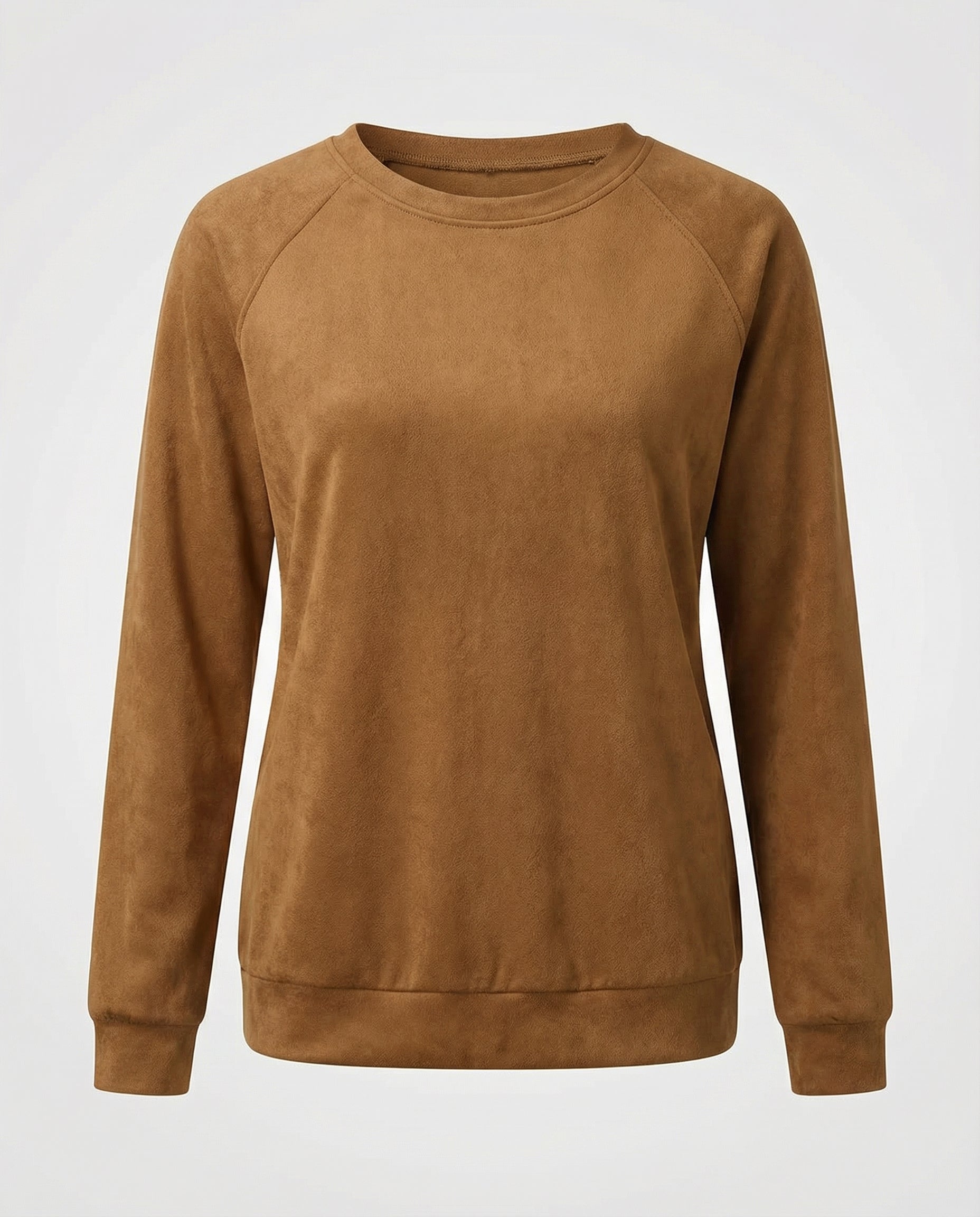 Bequemes Rundhals Sweatshirt Damen | AB