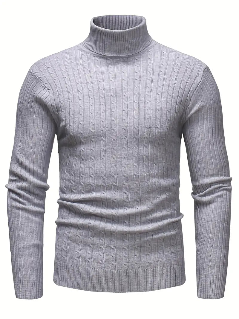 Strick Herren Rollkragenpullover