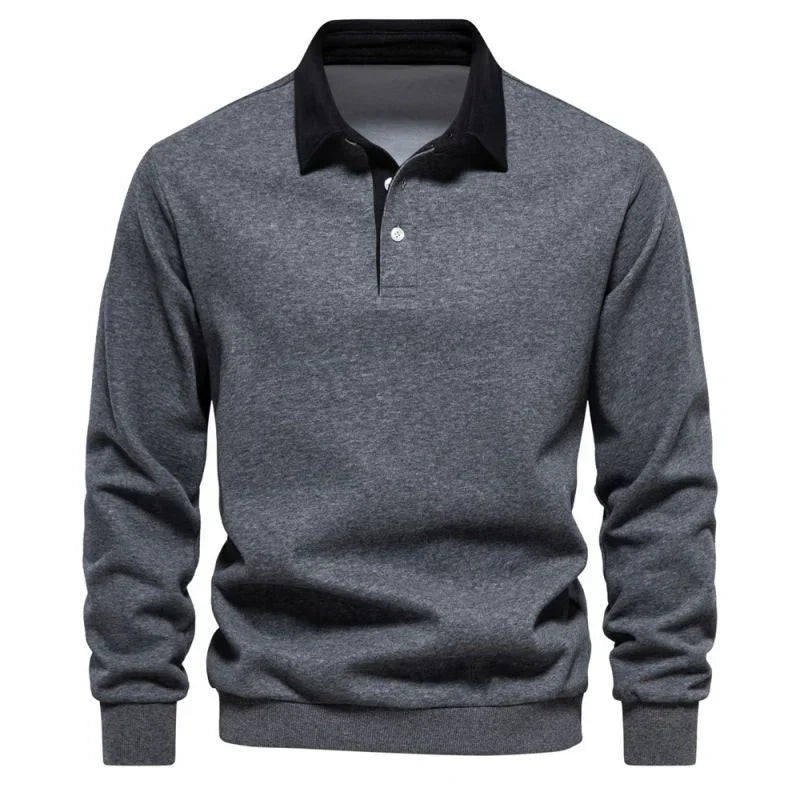 Premium Poloshirt mit langen Ärmeln