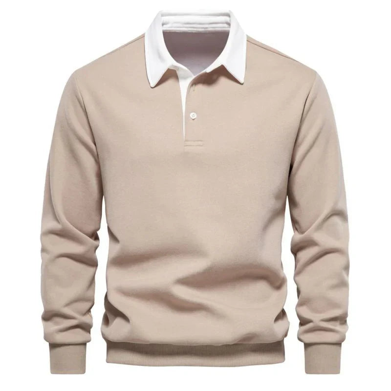 Premium Poloshirt mit langen Ärmeln