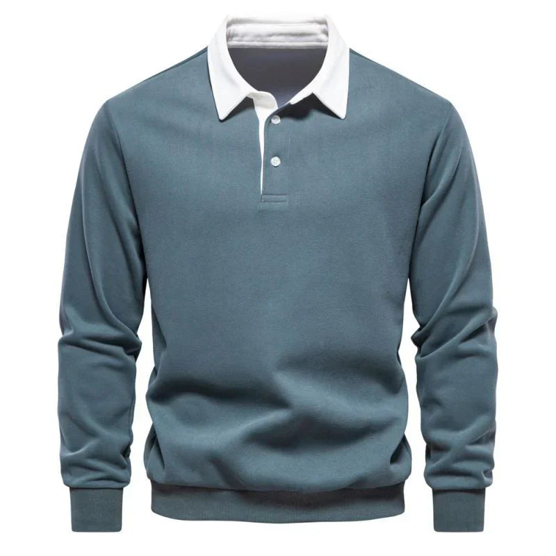 Premium Poloshirt mit langen Ärmeln