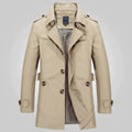 Stilvoll Eleganter Formeller Winter-Trenchcoat für Männer