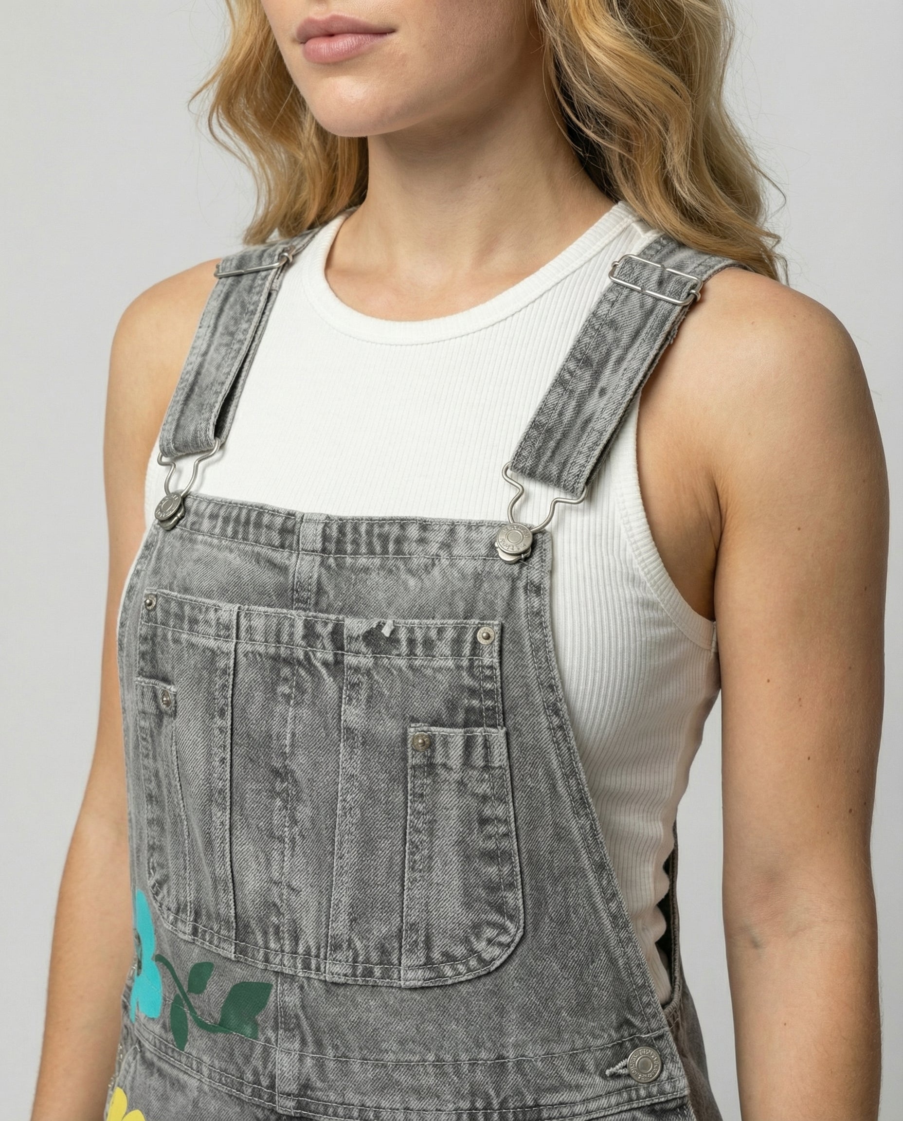 Ärmelloser Denim-Overall Damen | AB