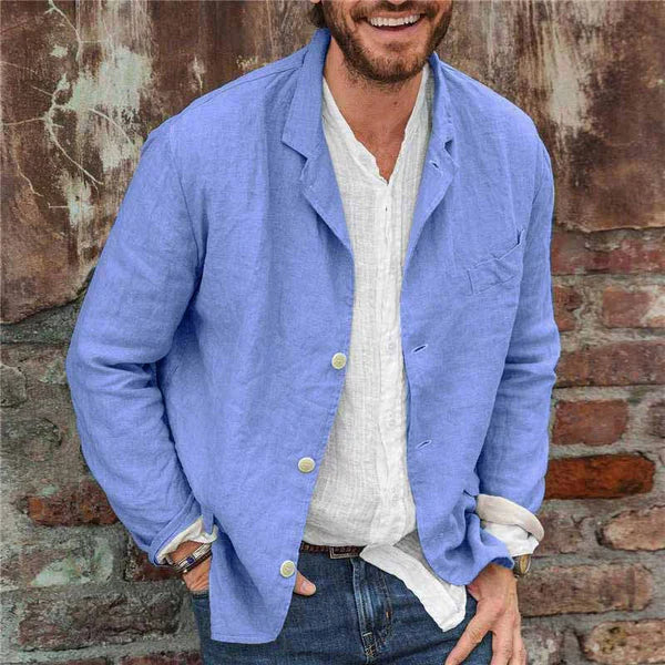 Leichte Baumwoll-blazer für Herren: Komfort und Stil