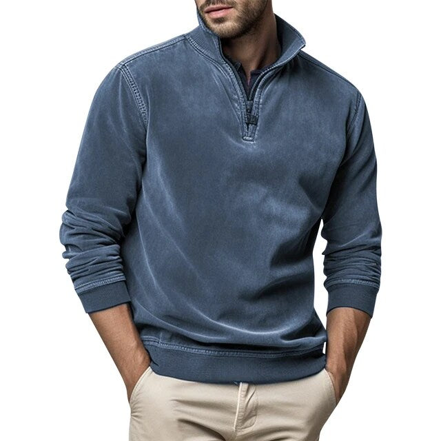 Fleece Pullover Herren