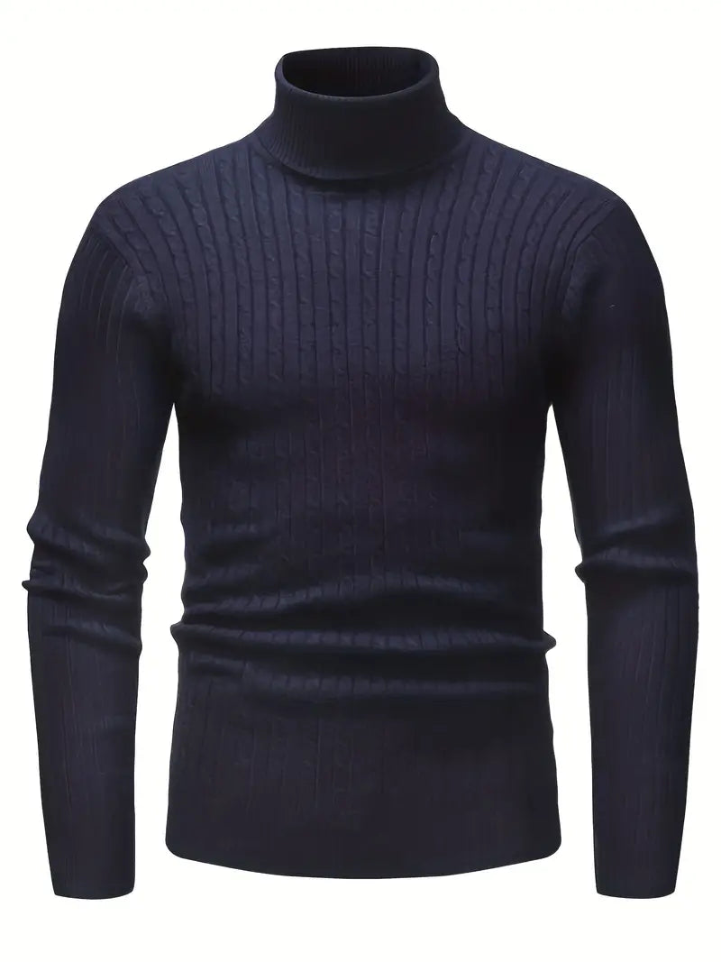 Strick Herren Rollkragenpullover