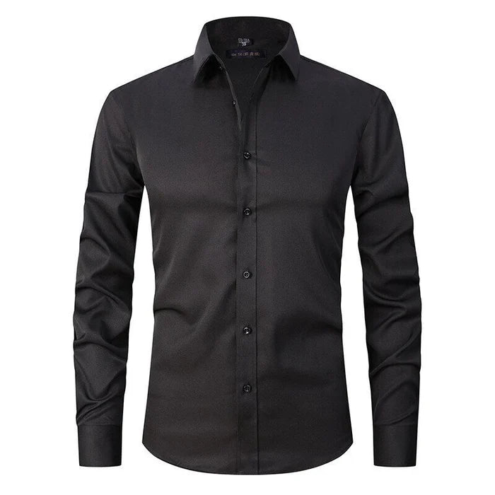 Bügelfreies Stretch Hemd Herren Slim Fit | AB