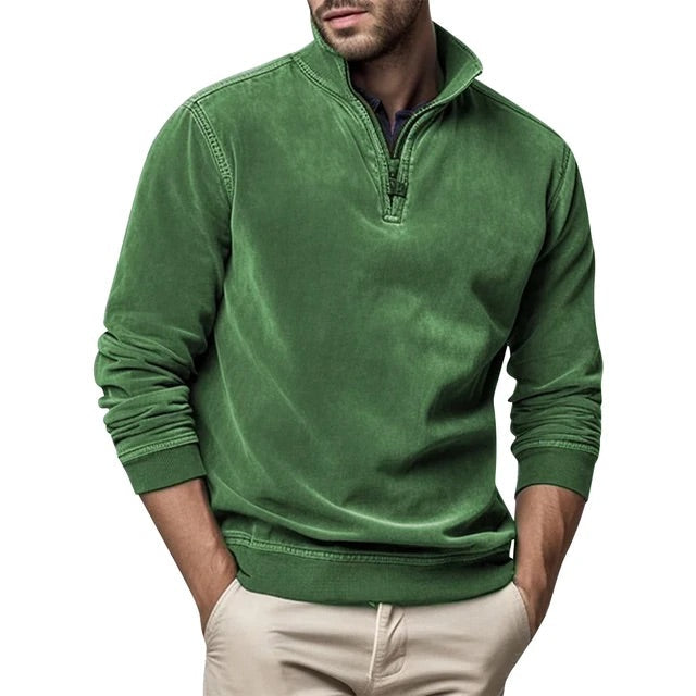 Fleece Pullover Herren