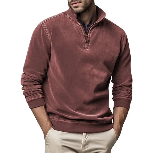 Fleece Pullover Herren