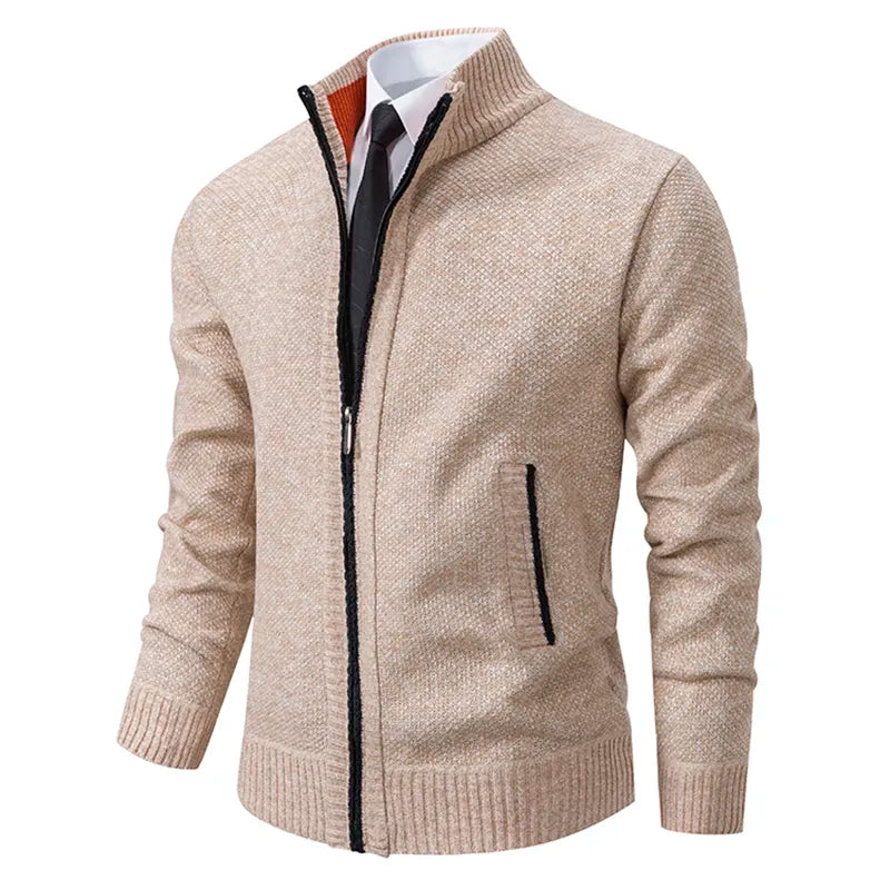Stilvolle und Bequeme Winter Fleece Jacke mit Reißverschluss für Männer