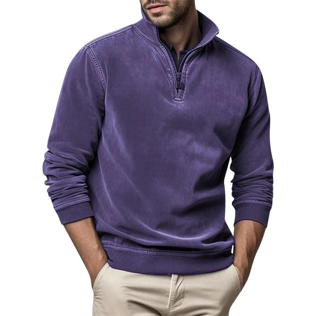 Fleece Pullover Herren