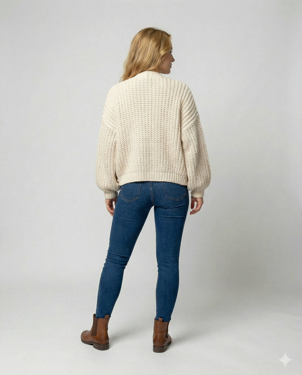 Bequeme Strickjacke Damen Langarm | AB