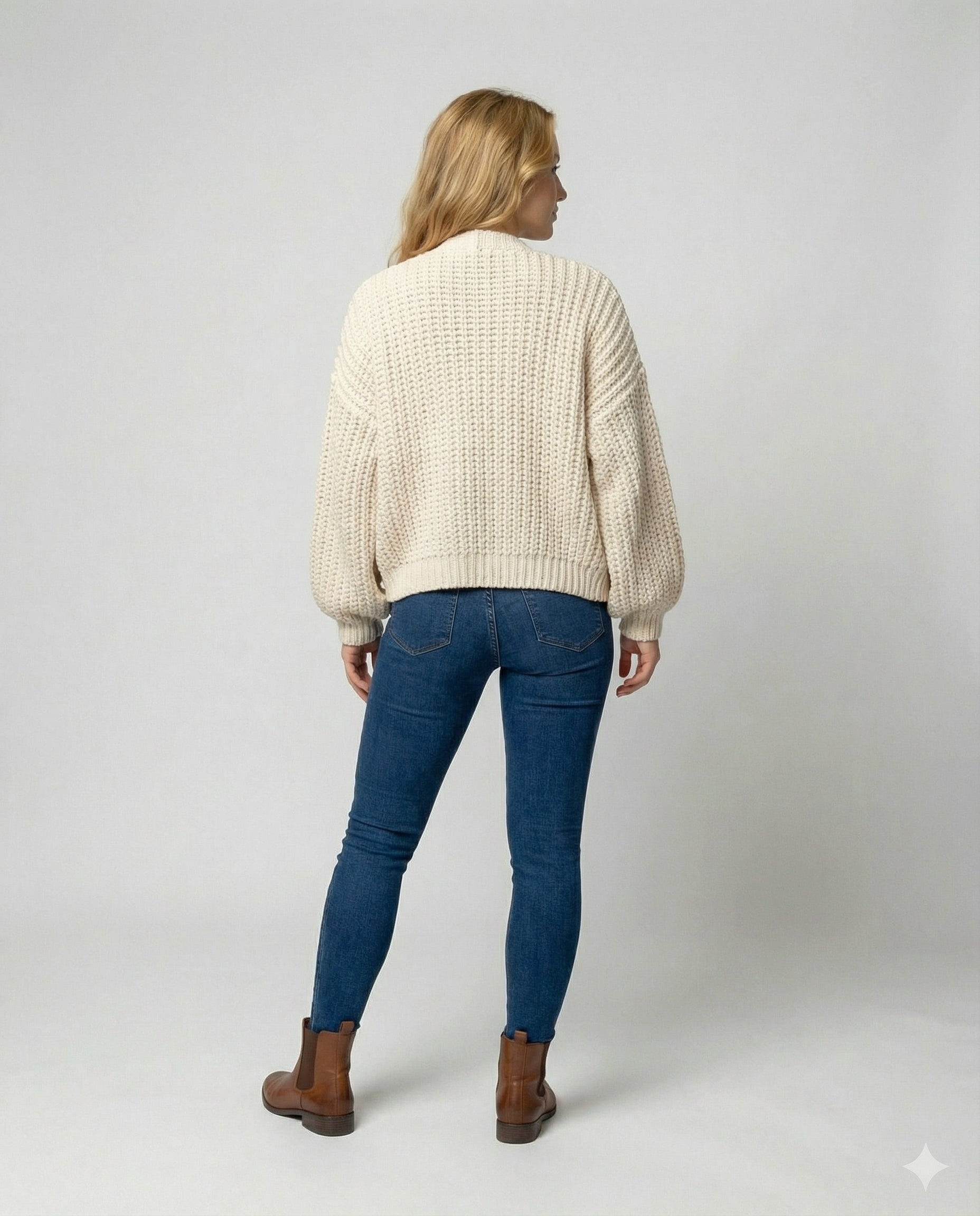 Bequeme Strickjacke Damen Langarm | AB