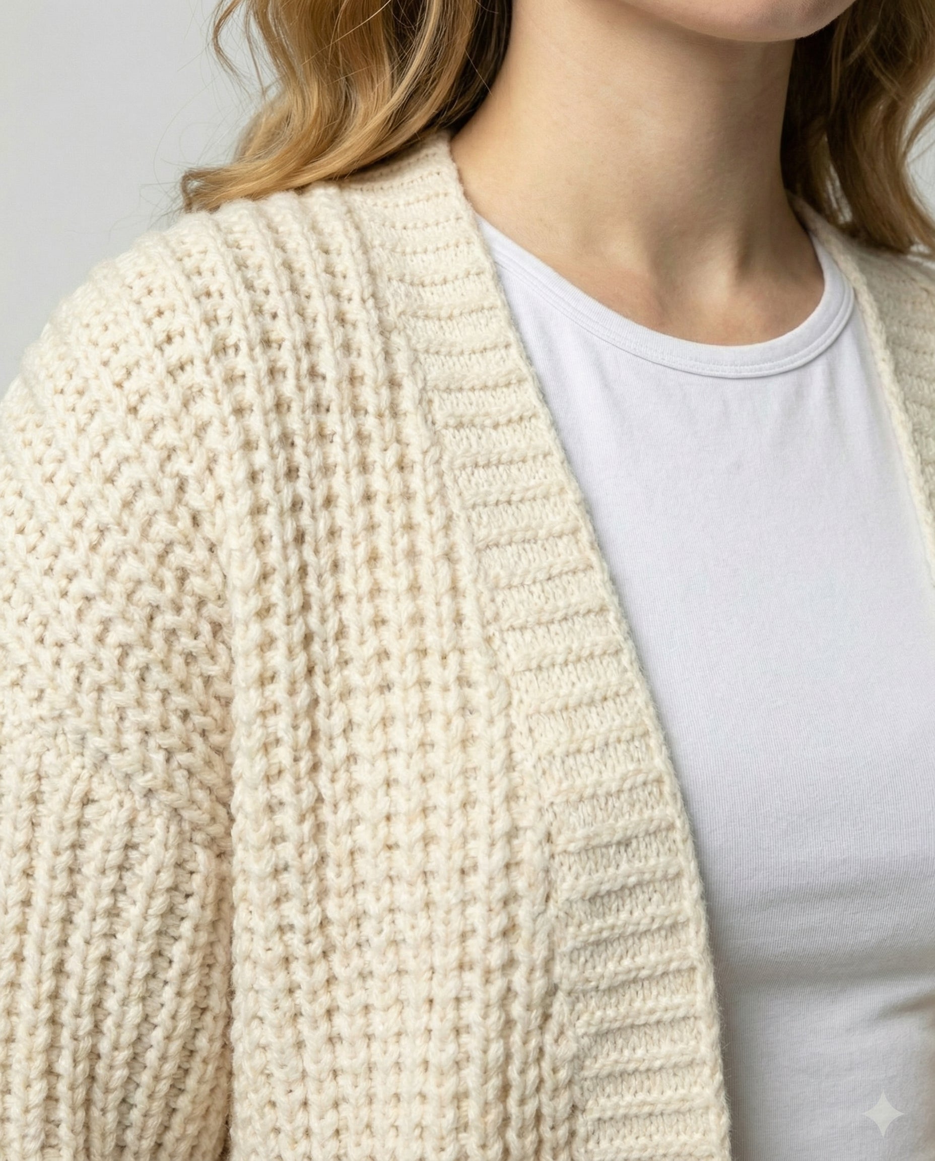 Bequeme Strickjacke Damen Langarm | AB