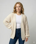 Bequeme Strickjacke Damen Langarm | AB