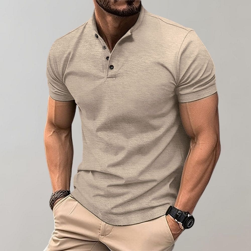 Elegantes Herrenpoloshirt mit einem lässigen Look