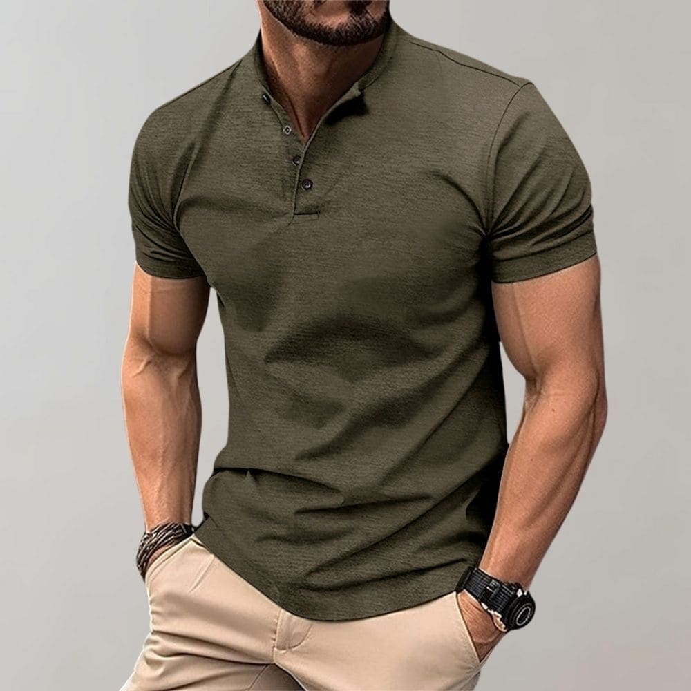 Elegantes Herrenpoloshirt mit einem lässigen Look