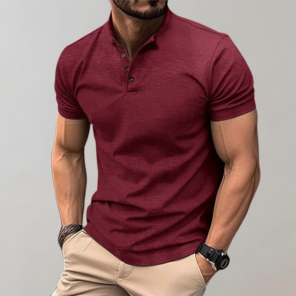 Elegantes Herrenpoloshirt mit einem lässigen Look