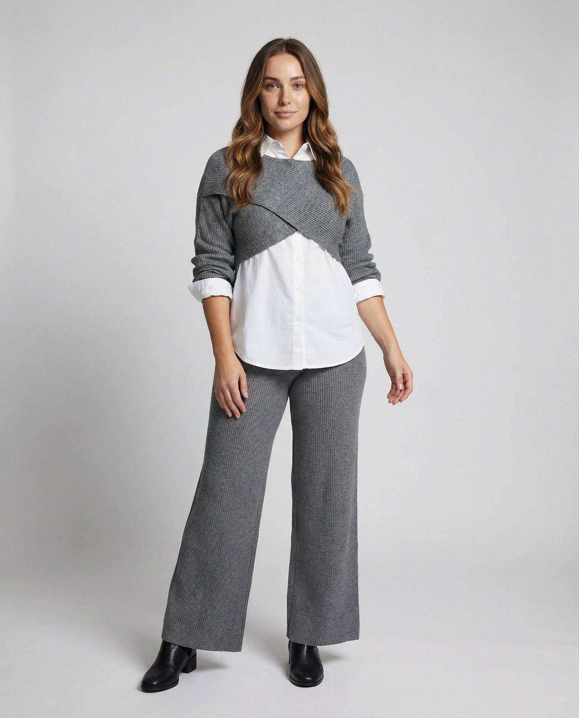 Bequemes Damen Dreiteiliges Set | AB