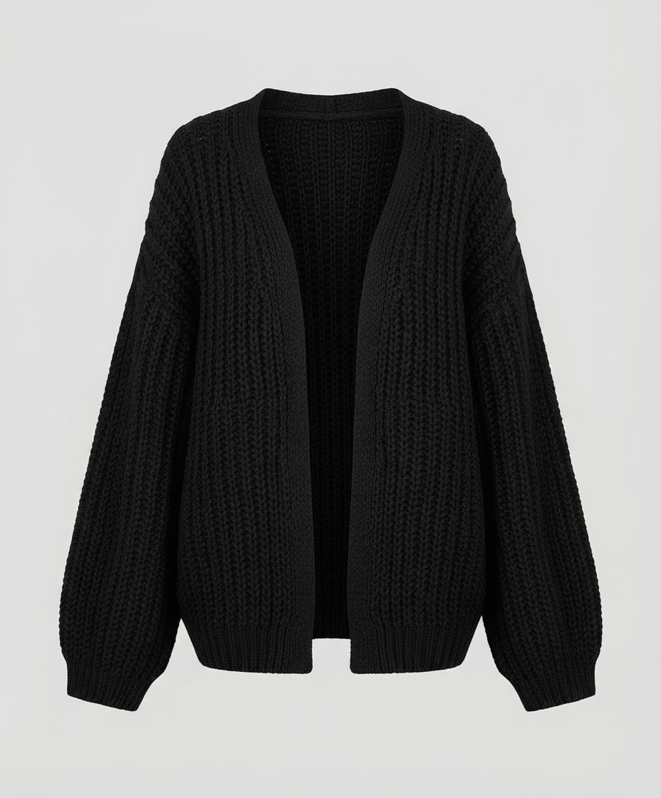Bequeme Strickjacke Damen Langarm | AB