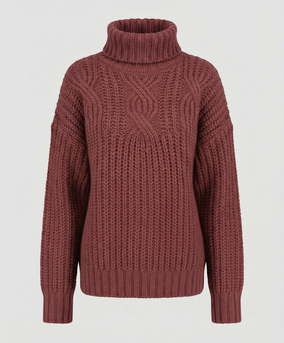 Bequemer Rollkragenpullover Damen | AB