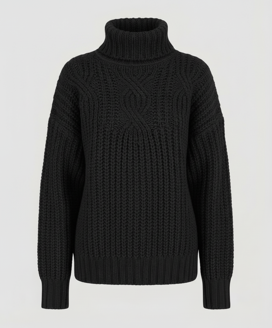 Bequemer Rollkragenpullover Damen | AB