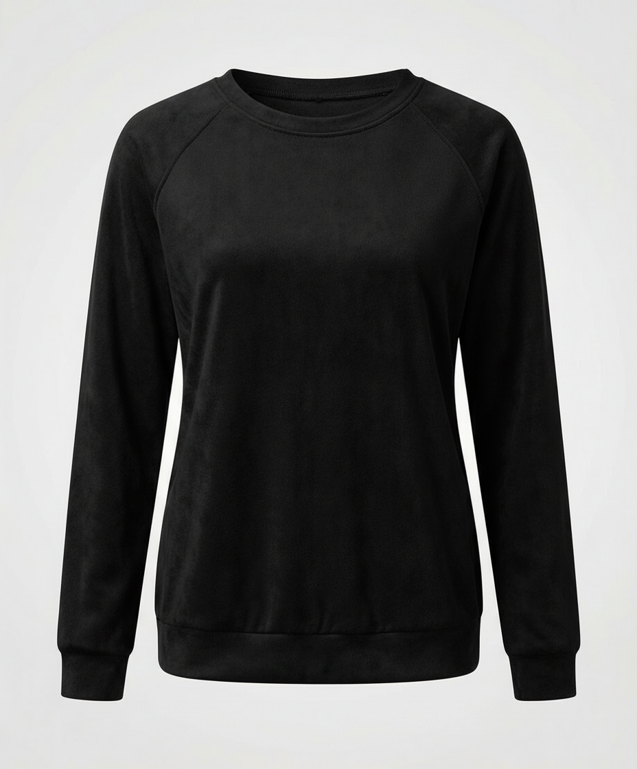 Bequemes Rundhals Sweatshirt Damen | AB