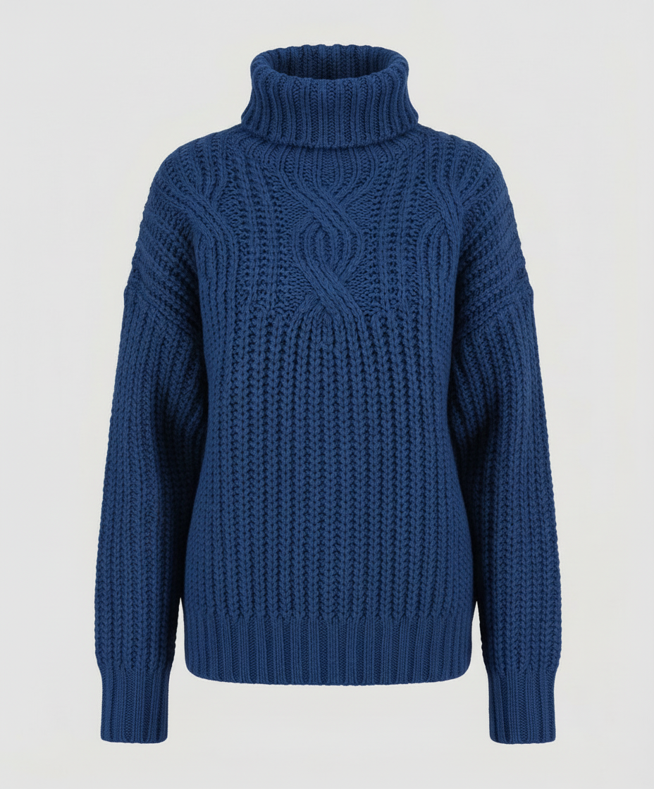 Bequemer Rollkragenpullover Damen | AB