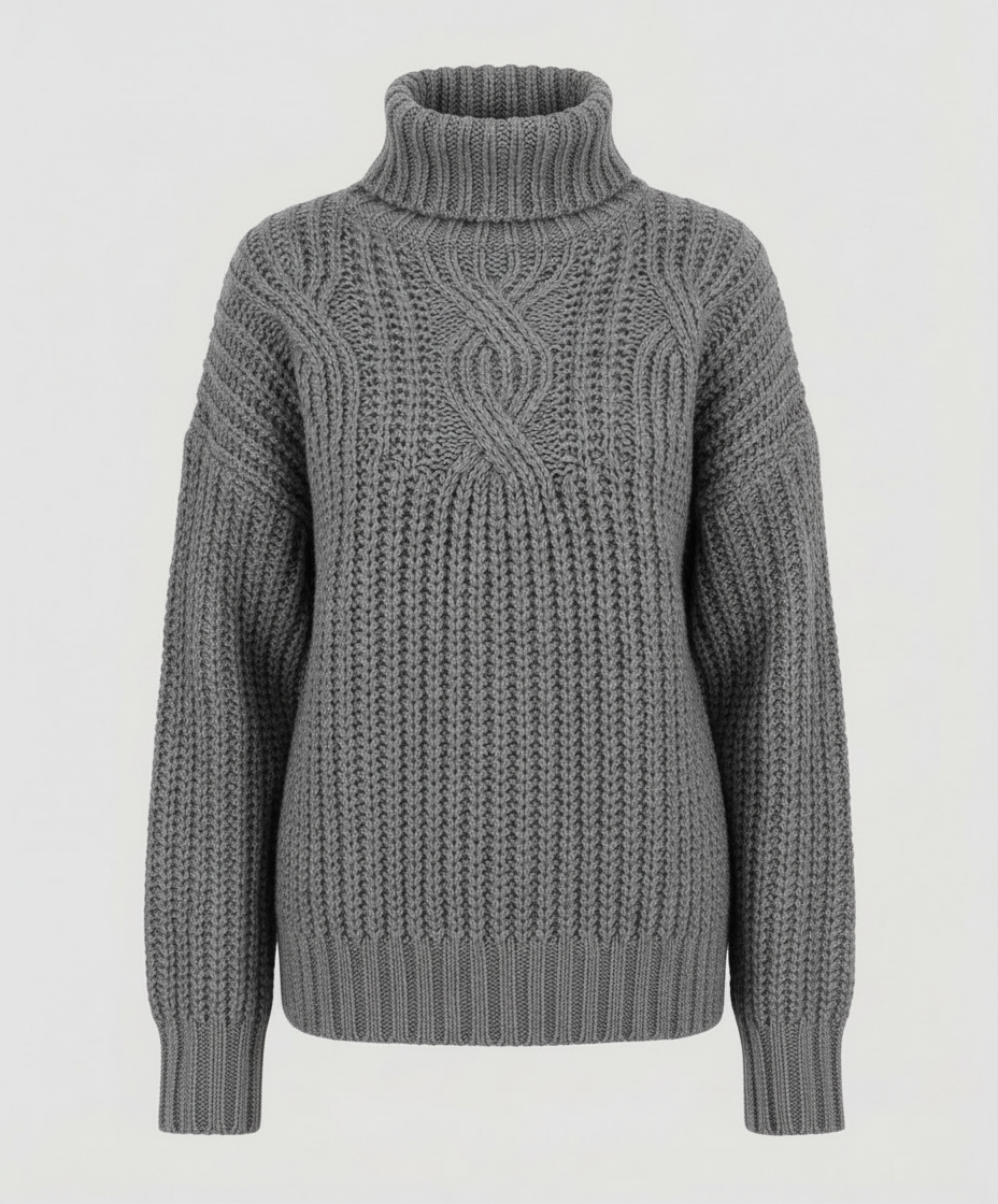 Bequemer Rollkragenpullover Damen | AB