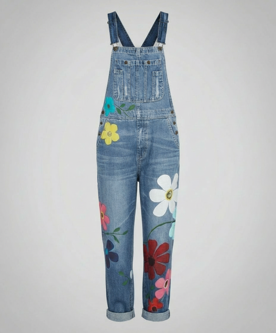 Ärmelloser Denim-Overall Damen | AB