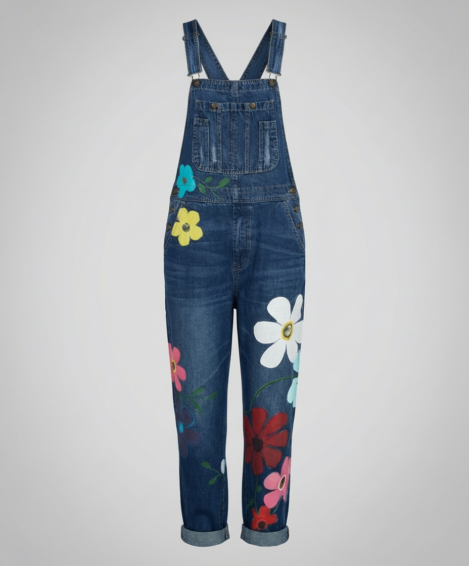 Ärmelloser Denim-Overall Damen | AB