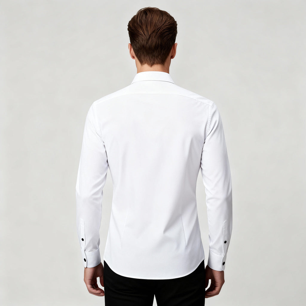 Bügelfreies Stretch Hemd Herren Slim Fit | AB