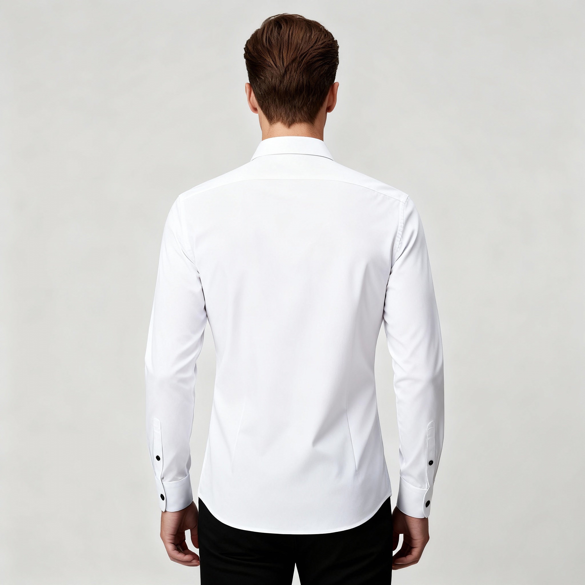 Bügelfreies Stretch Hemd Herren Slim Fit | AB