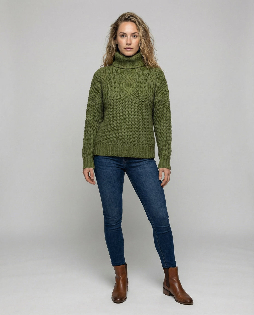 Bequemer Rollkragenpullover Damen | AB