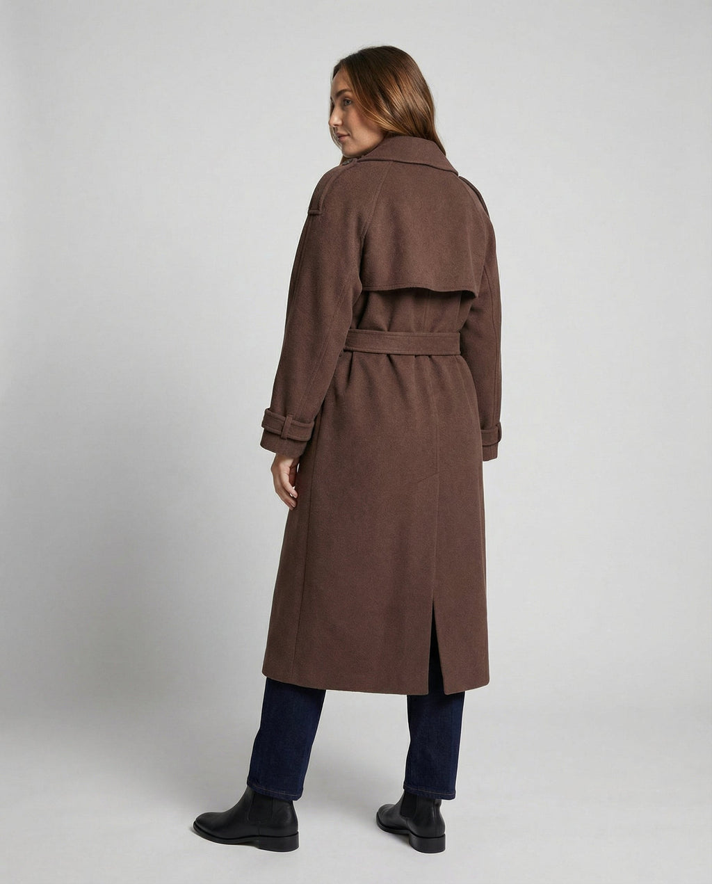 Bequemer Oversized Wollmantel Damen | AB