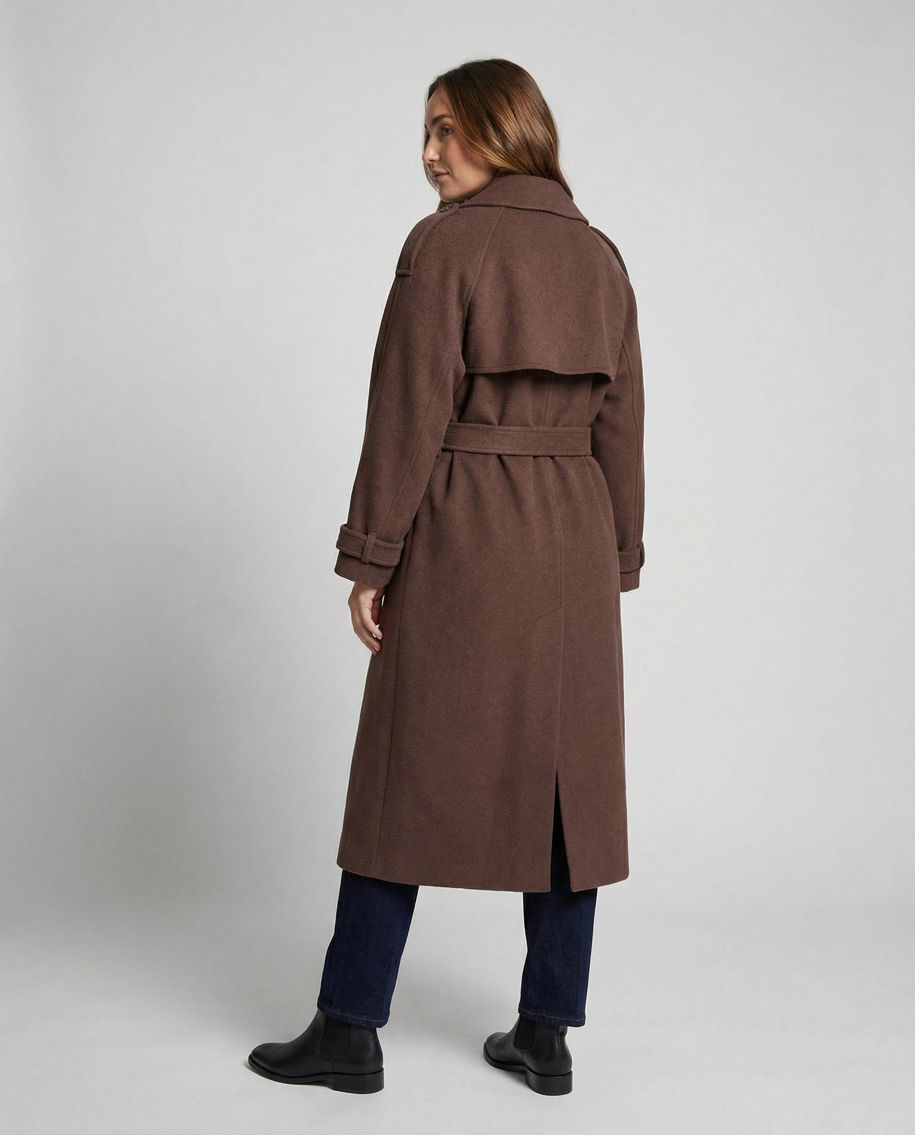 Bequemer Oversized Wollmantel Damen | AB