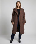 Bequemer Oversized Wollmantel Damen | AB