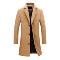 Stilvolle und Bequeme Lange Winterjacke für Herren