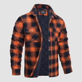 Gestreifte Flanelljacke