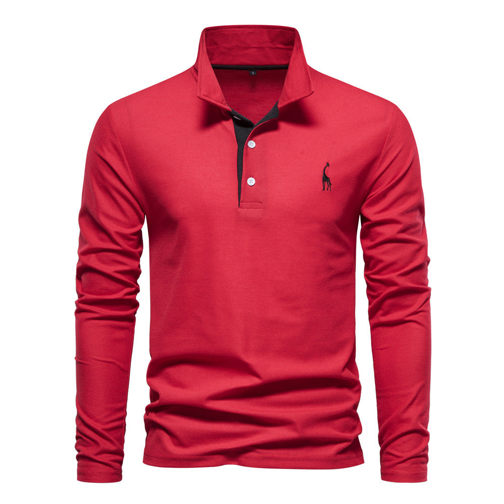 Atmungsaktives Baumwoll Poloshirt Herren | AB