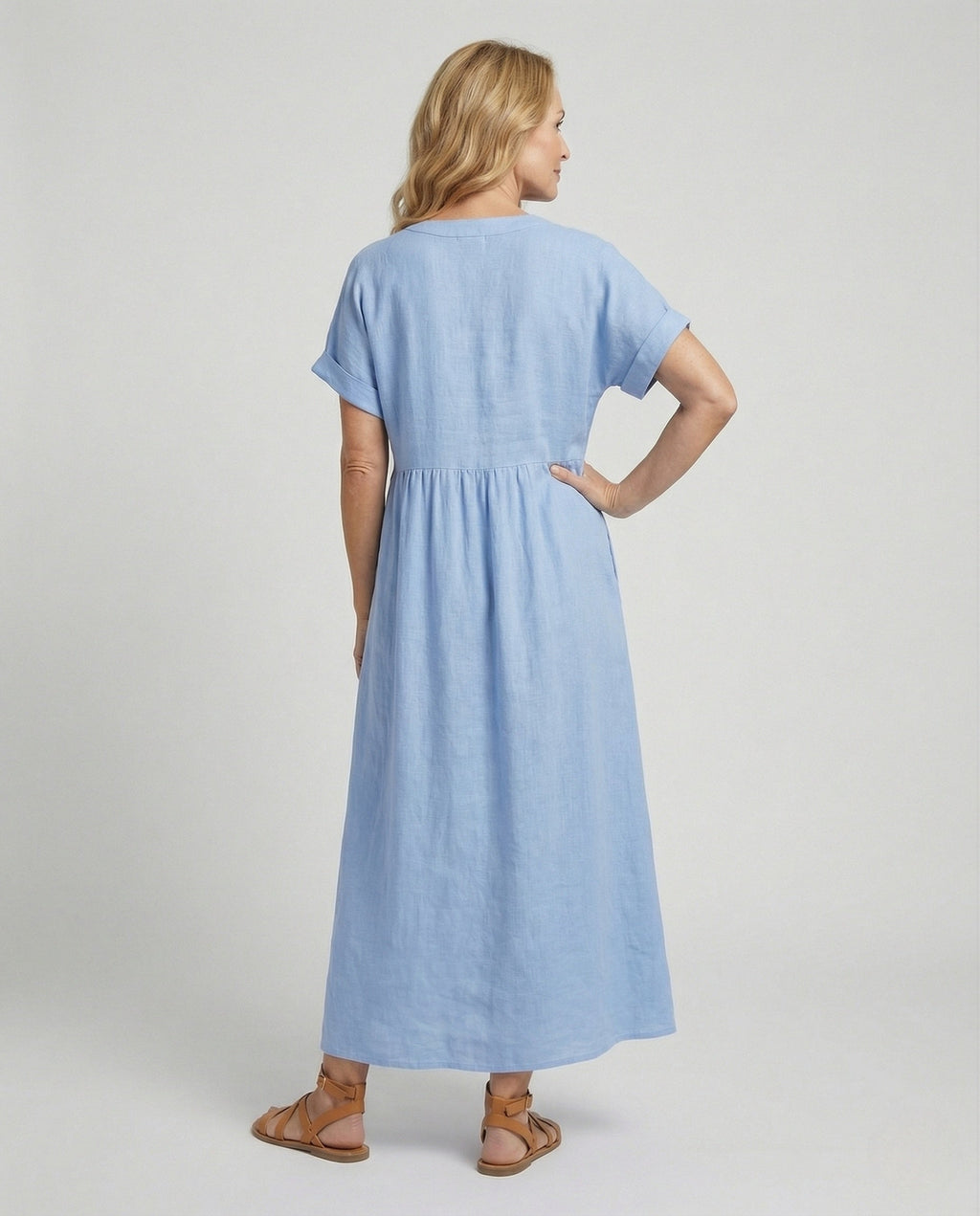 Bluse Damen Kurzarm Kentkragen