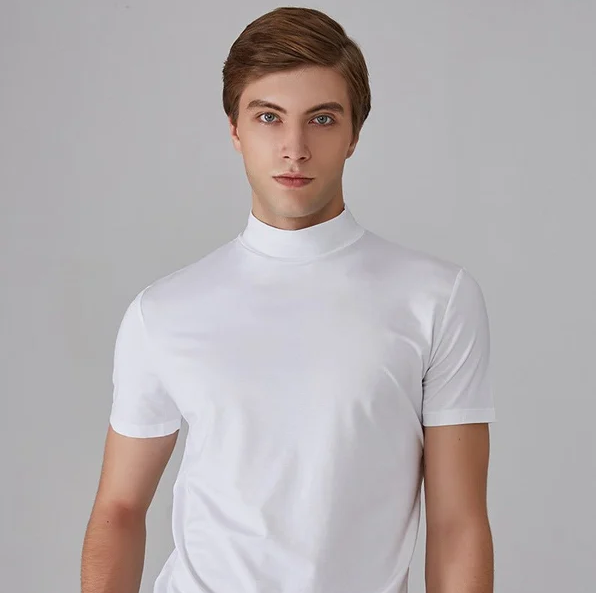 Rollkragenhemd Herren