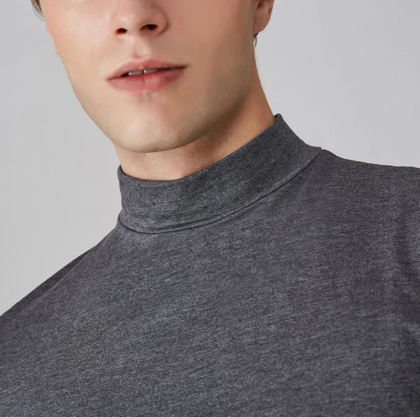Rollkragenhemd Herren