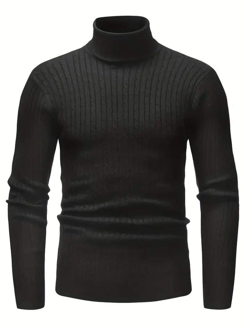 Strick Herren Rollkragenpullover