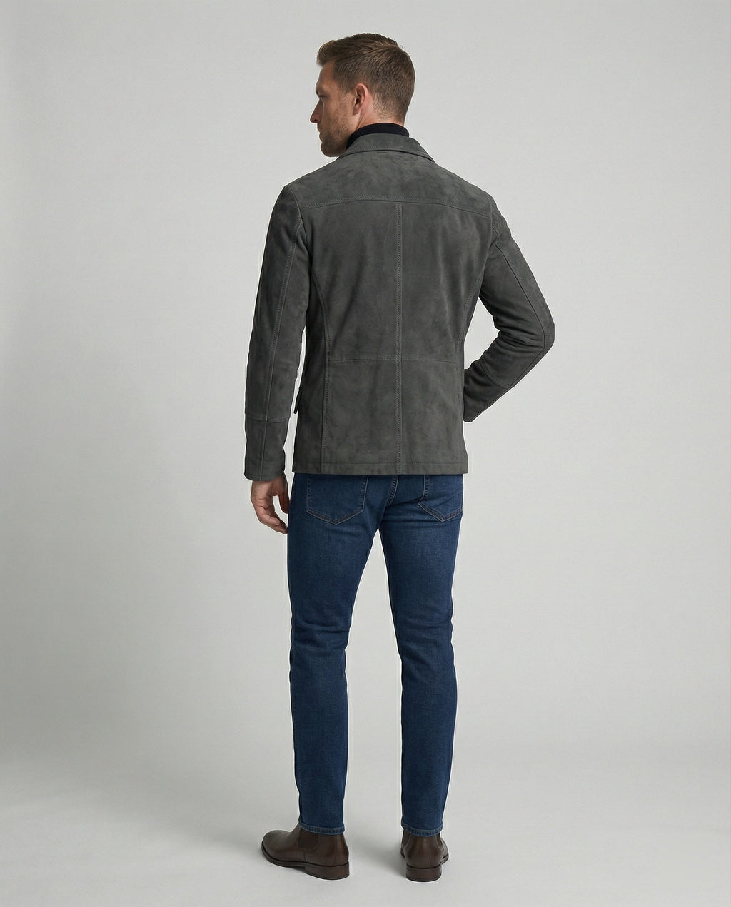 Klassischer Herbst Doppelreihiger Blazer für Männer