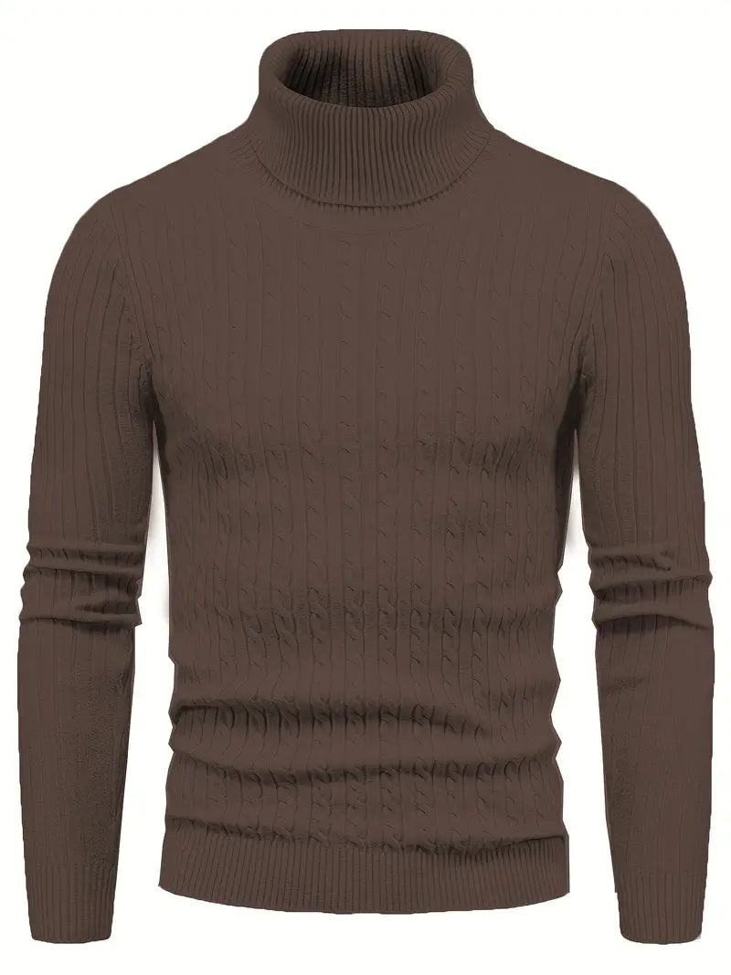 Strick Herren Rollkragenpullover